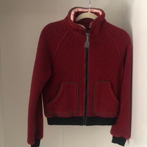 Free People Teddy Bomber Jacket